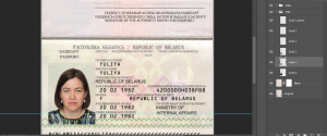 دانلود لایه باز پاسپورت بلاروس