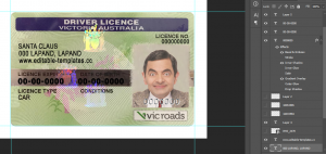 دانلود لایه باز گواهینامه رانندگی جدید استرالیا
