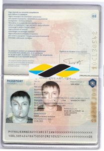 دانلود لایه باز پاسپورت فرانسه
