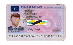 دانلود لایه باز گواهینامه رانندگی فرانسه