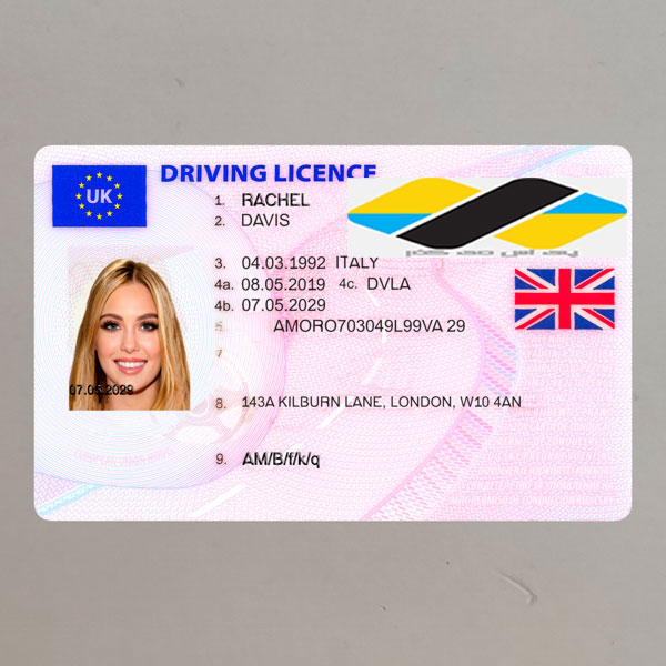 دئانلود گواهینامه رانندگی انگلیس