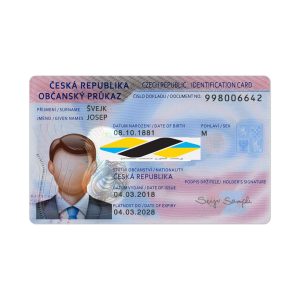 دانلود لایه باز آیدی کارت جمهوری چک