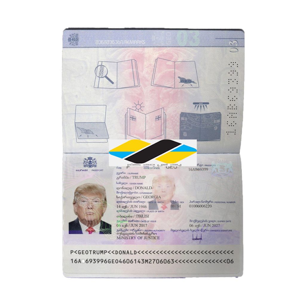 دانلود پاسپورت گرجستان