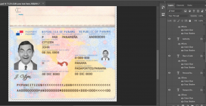 دانلود لایه باز پاسپورت جدید پاناما