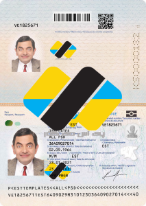 دانلود لایه باز پاسپورت جدید استونی