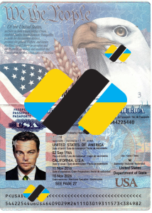 دانلود لایه باز پاسپورت آمریکا ورژن2