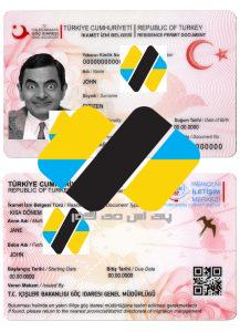دانلود لایه باز کیملیک جدید (کارت اقامت) ترکیه