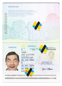 دانلود لایه باز پاسپورت استرالیا ورژن 4 جدید