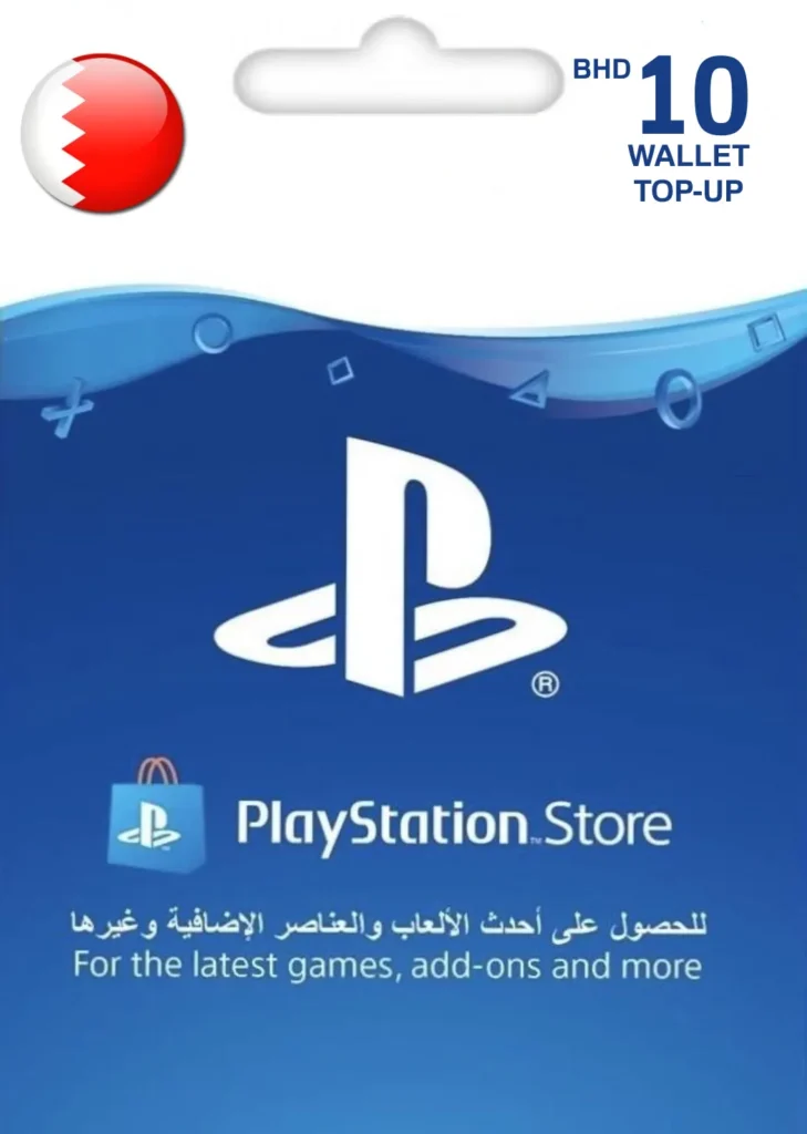 خرید گیفت کارت پلی استیشن 10 دلار معادل ارز کشور بحرین بحرین , سازگار با PSP™، PS3™، PSP™ Go، PS Vita، PS4™، PS5™